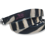 Smycz welurowa zebra stepowa