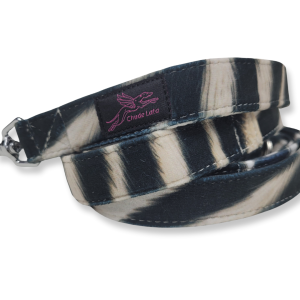 Smycz welurowa zebra stepowa